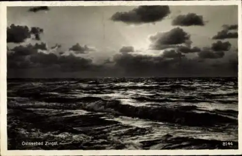 Ak Seeheilbad Zingst an der Ostsee, Blick auf das Meer