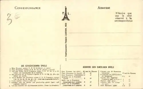 Ak Monte Carlo, Roulette, Glücksspiele