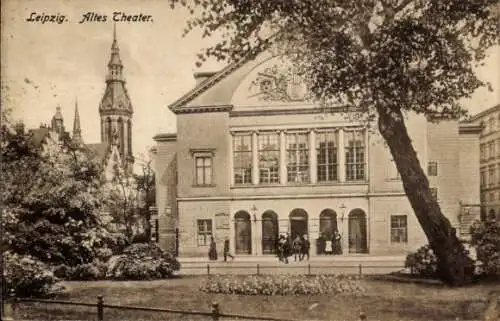 Ak Leipzig in Sachsen, Altes Theater