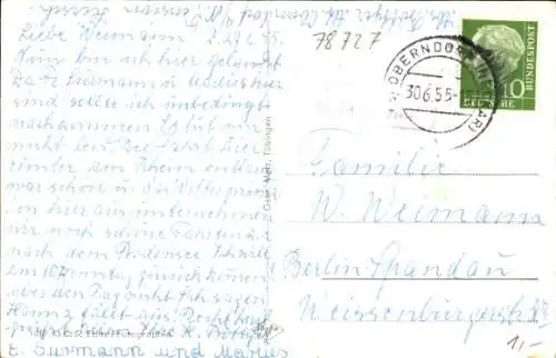 Ak Oberndorf am Neckar, Gesamtansicht