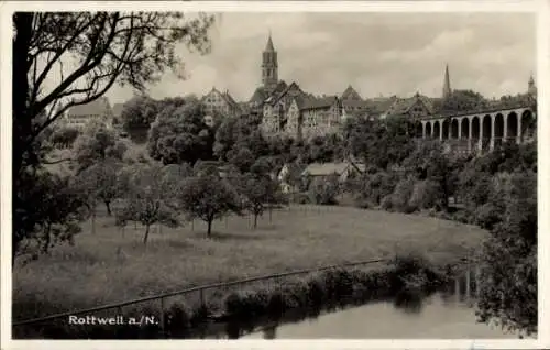 Ak Rottweil am Neckar, Teilansicht