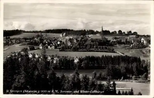 Ak Oberkirnach St. Georgen im Schwarzwald, Panorama