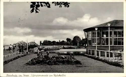 Ak Steinhude Wunstorf Niedersachsen, Steinhuder Meer, Uferpromenade am Ratskeller