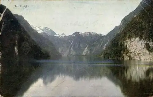 Ak Königsee Königssee Oberbayern, Panorama