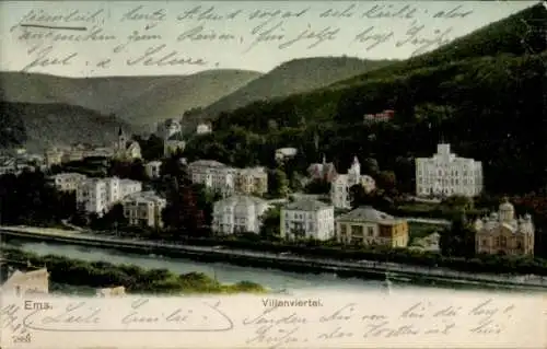 Ak Bad Ems an der Lahn, Villenviertel