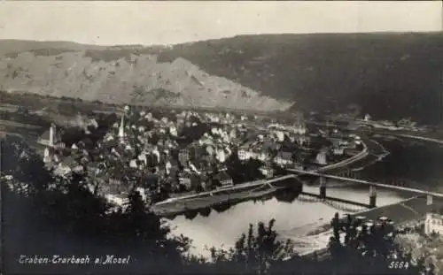 Ak Traben Trarbach an der Mosel, Panorama