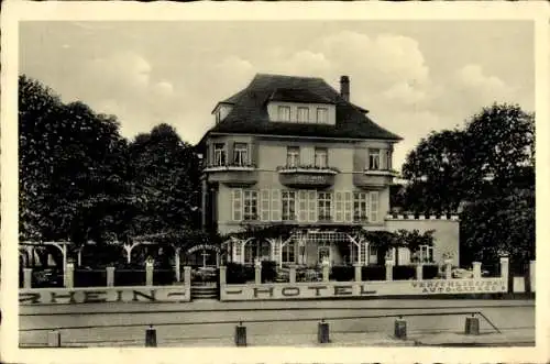 Ak Nierstein am Rhein, Rhein-Hotel