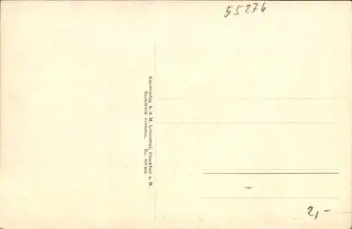 Künstler Ak Merian, Oppenheim am Oberrhein, Gesamtansicht 1945