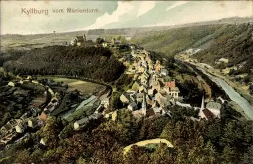 Ak Kyllburg in der Eifel, Panorama vom Marienturm