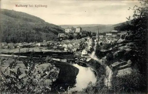 Ak Malberg in der Eifel, Gesamtansicht