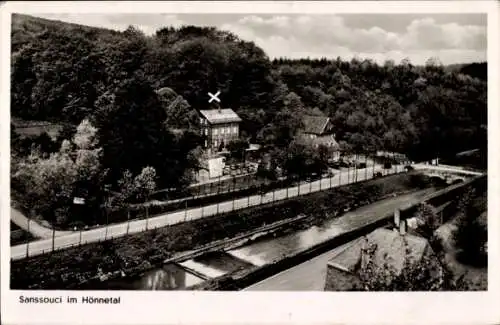 Ak Fröndenberg an der Ruhr, Haus Sanssouci im Hönnetal