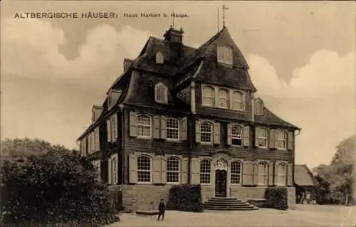 Ak Haspe Hagen Westfalen, Altbergische Häuser, Haus Harkort