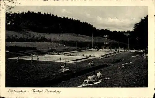 Ak Lüdenscheid im Märkischen Kreis, Freibad Nattenberg