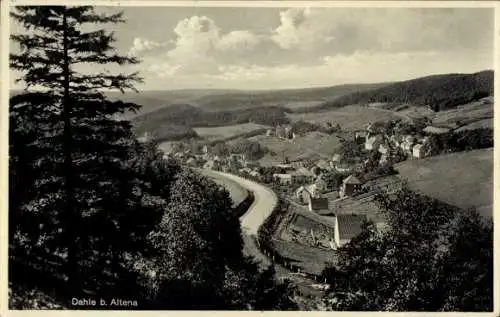 Ak Dahle Altena, Gesamtansicht, Panorama