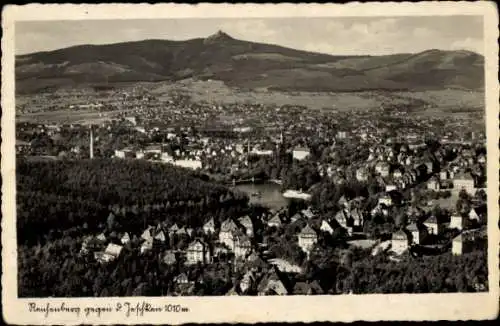 Ak Liberec Reichenberg in Böhmen, Panorama mit Jeschken