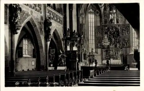 Ak Heiligenblut am Großglockner in Kärnten, Kirche, Innenansicht