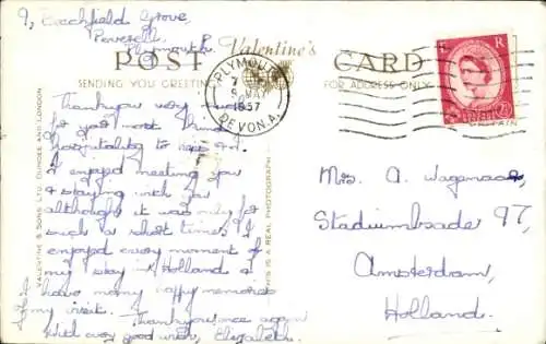 Ak Plymouth Devon England, Bootssteg