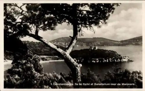 Ak Konstantinopel Istanbul Türkei, Halki Insel, Sanatorium Marmara