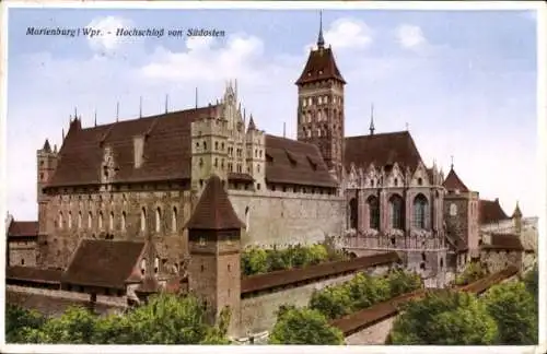 Ak Marienburg Malbork Westpreußen, Hochschloss