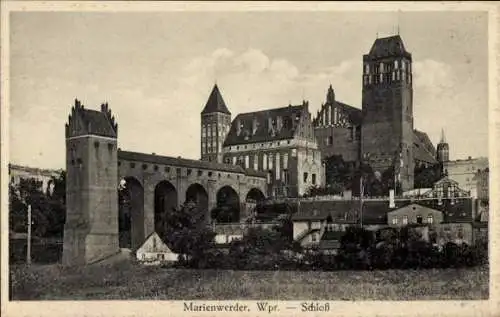 Ak Marienburg Malbork Westpreußen, Schloss