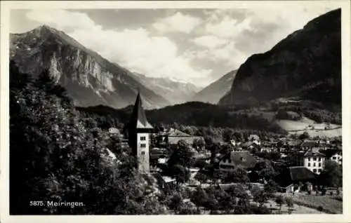 Ak Meiringen Kanton Bern Schweiz, Gesamtansicht