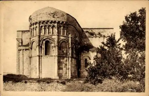 Ak Talmont sur Gironde Charente Maritime, Abtei, Kirche