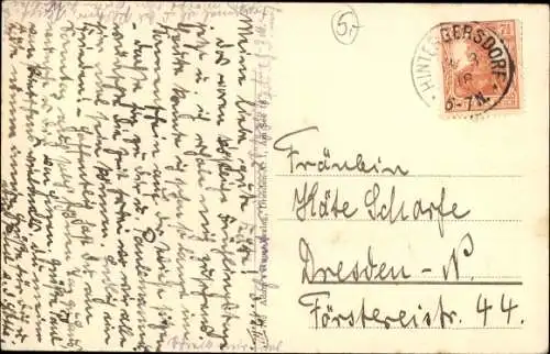 Ak Bad Hartha Hintergersdorf Tharandt im Erzgebirge, Gesamtansicht
