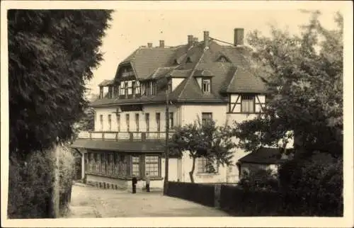 Ak Hartha Hintergersdorf Tharandt im Erzgebirge, Ferienheim Forsthaus, Außenansicht