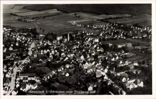 Ak Krumbach Schwaben, Fliegeraufnahme