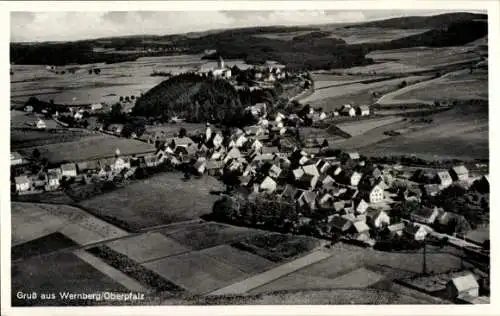 Ak Wernberg Köblitz in der Oberpfalz, Fliegeraufnahme