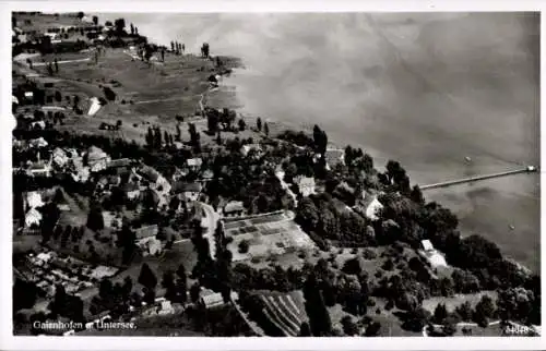 Ak Gaienhofen am Bodensee, Fliegeraufnahme