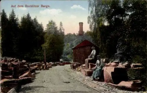 Ak Rochlitz an der Mulde Sachsen, Rochlitzer Berge, Steinbruch