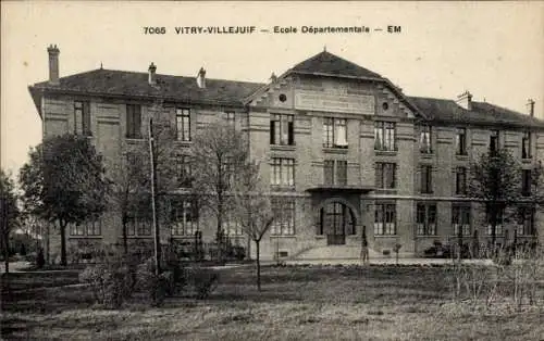 Ak Villejuif Val de Marne, Ecole Departementale