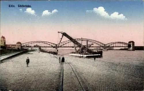 Ak Köln am Rhein, Südbrücke