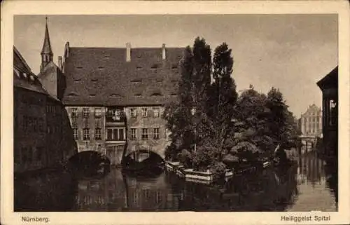 Ak Nürnberg in Mittelfranken, Heiliggeist Spital