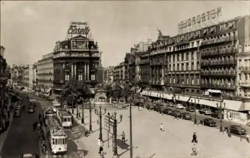 Ak Bruxelles Brüssel, Brouckere Platz