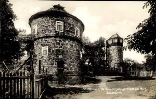 Ak Nordhausen am Harz, Judenturm