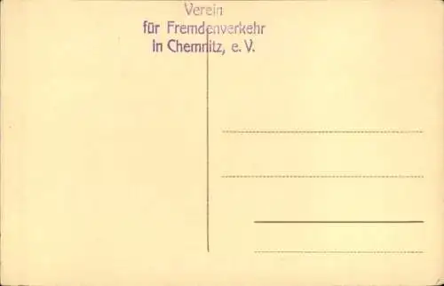 Ak Chemnitz in Sachsen, Johannisplatz, Straßenbahn, Chemnitzer Bank