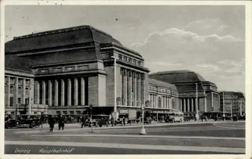 Ak Leipzig in Sachsen, Hauptbahnhof