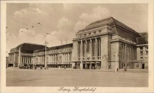 Ak Leipzig in Sachsen, Hauptbahnhof