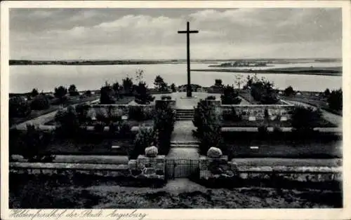 Ak Węgorzewo Angerburg Ostpreußen, Heldenfriedhof