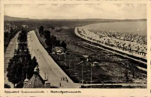 Ak Świnoujście Swinemünde Pommern, Strandpromenade