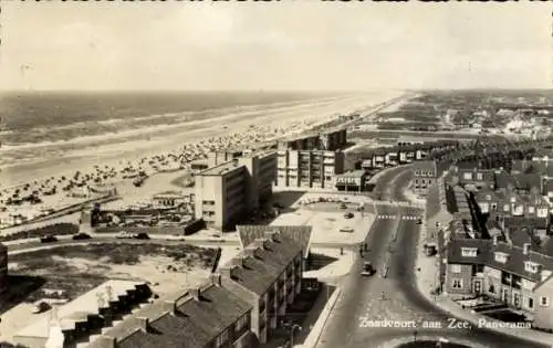 Ak Zandvoort aan Zee Nordholland Niederlande, Panorama