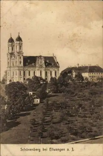 Ak  Schönenberg Ellwangen Jagst, Wallfahrtskirche