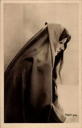 Ak Oberammergau in Oberbayern, Passionsspiele 1922, Schauspielerin Marta Veit als Maria