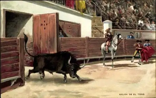 Ak Corrida de Toros, Salida de el Toro