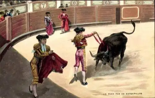 Ak Bullfight, Ein gutes Paar Banderillas