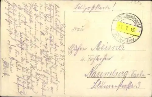 Foto Ak Ostfront, Deutsche Soldaten in Uniformen, I WK