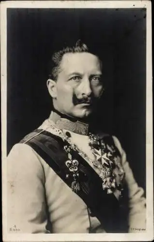 Ak Kaiser Wilhelm II., Portrait