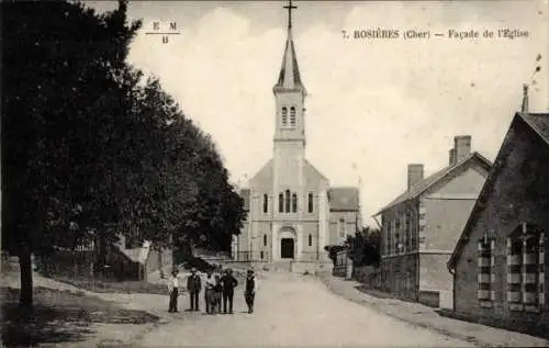 Ak Rosieres Cher, Kirche